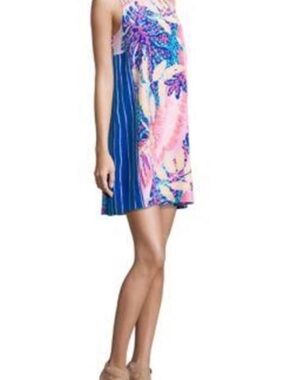Lilly Jackie Silk Shift Dress